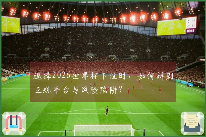 选择2026世界杯下注时，如何辨别正规平台与风险陷阱？