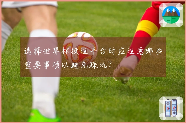 选择世界杯投注平台时应注意哪些重要事项以避免踩坑？